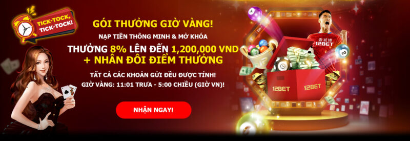 Đại lý thương hiệu vàng 12BETVIP - giải trí cá cược